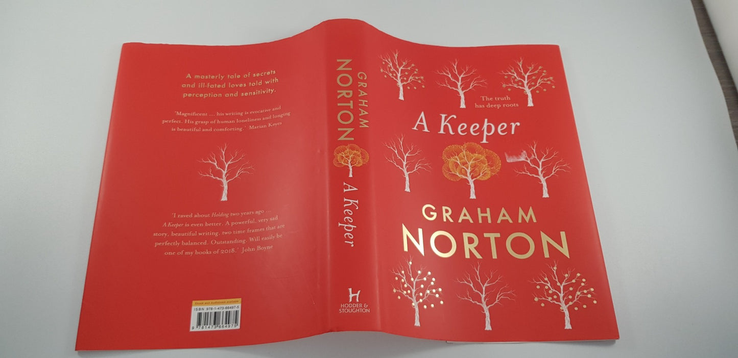 A Keeper By Graham Norton Hardback Signed 1st Ed Nearly New