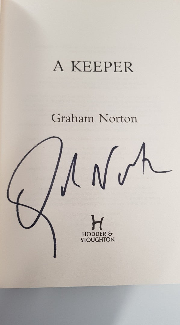 A Keeper By Graham Norton Hardback Signed 1st Ed Nearly New