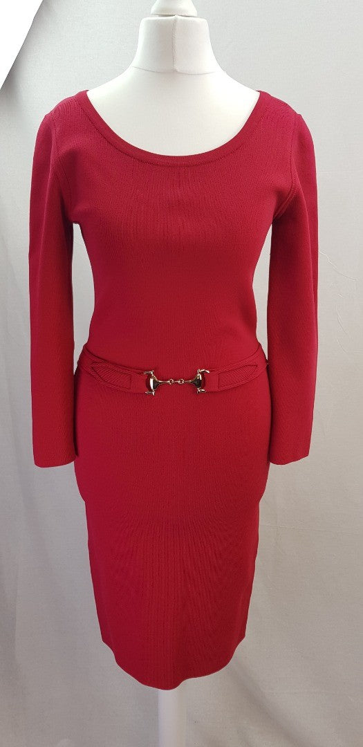 Reiss Fuchsia Pink Bodycon Dress Size S VGC