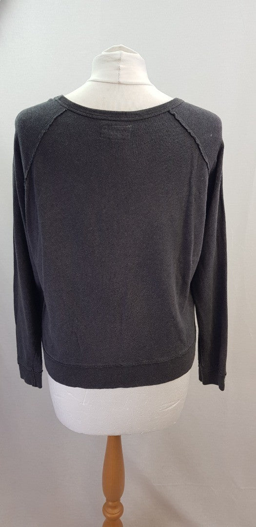 Ralph Lauren Denim & Supply Grey Skull Sweater Size S VGC