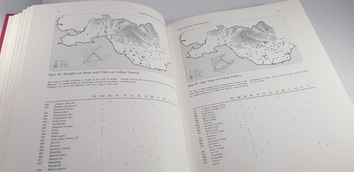 Glamorgan Farmhouses & Cottages - Inventory of Ancient Monuments Hardback Vol IV Part 2 VGC