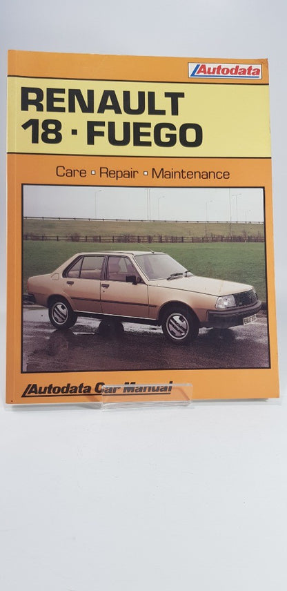 Renault 18 Fuego Car Repair Maintenance Manual 1979-86 Paperback GC