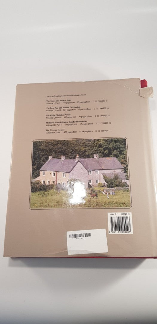 Glamorgan Farmhouses & Cottages - Inventory of Ancient Monuments Hardback Vol IV Part 2 VGC