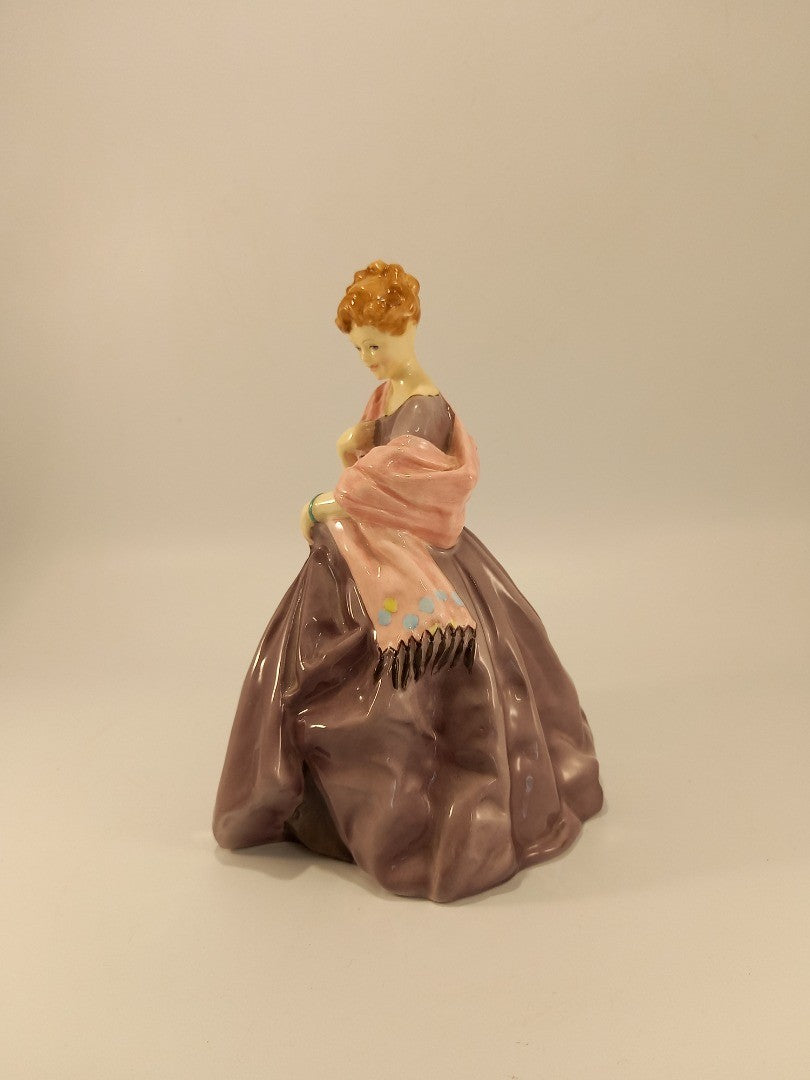 Royal Worcester F.G. Doughty 'First Dance' 3629 Fine Bone China Figurine - 7"