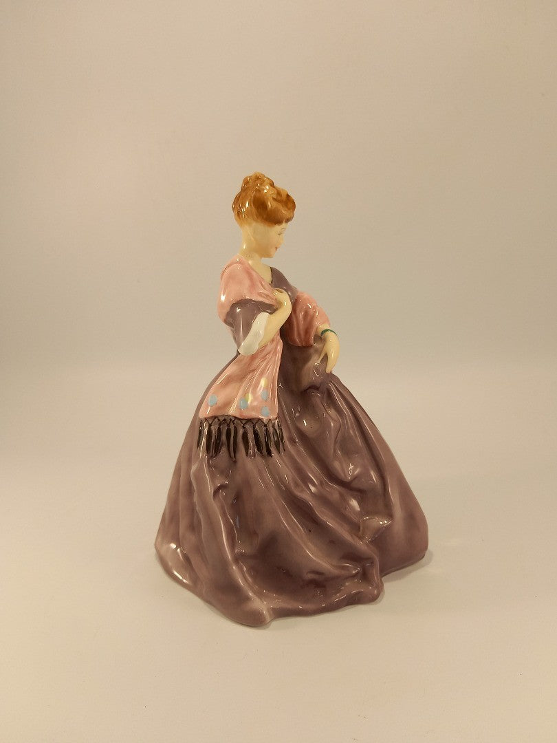 Royal Worcester F.G. Doughty 'First Dance' 3629 Fine Bone China Figurine - 7"