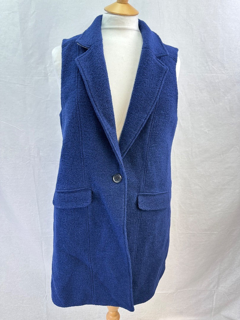 Prue x Kettlewell Wool Waistcoat 100% Virgin Wool  BNWT