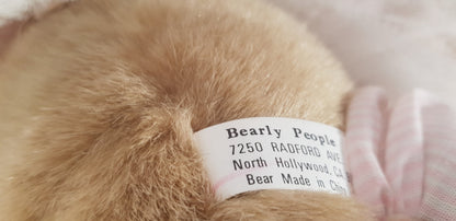 Bearly People Sugar & Spice Vintage Teddy Bear Collectable VGC