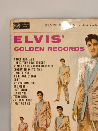 Elvis' Golden Records Volume 2 Mono RD 27159 1st UK Press Vinyl LP RCA Victor