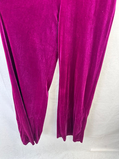 Bershka Pink Velvet Jumpsuit Sleeveless Size S  BNWT