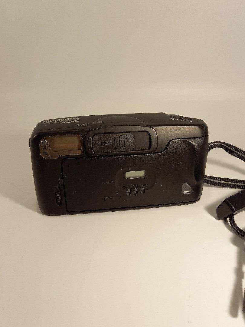 Ricoh Shotmaster Tru Zoom Date 35mm Film Point and Shoot Camera Black Untested