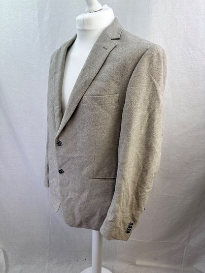 Common Sense Light Grey Wool Mix Blazer Size 46R Excellent Condition