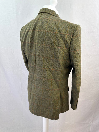 Lovat Harvie & Hudson Tweed Wool Blazer Size 44R Excellent Condition