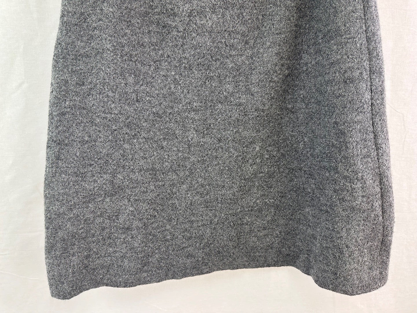 The Alpaca Collection Grey Knee Length Winter Skirt Size S Excellent Condition