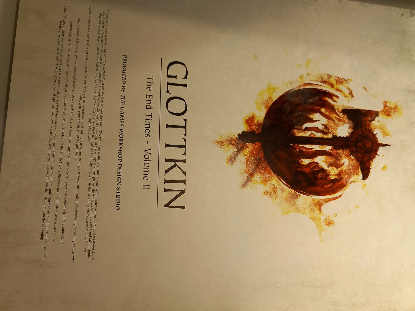 Warhammer The End Times Glottkin - Paperback Book I