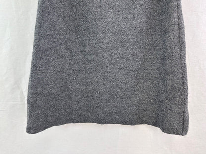 The Alpaca Collection Grey Knee Length Winter Skirt Size S Excellent Condition