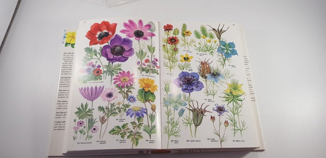 Mediterranean Wild Flowers By Marjorie Blamey & C Grey-Wilson 1993 H/B 1st Ed Ex Co