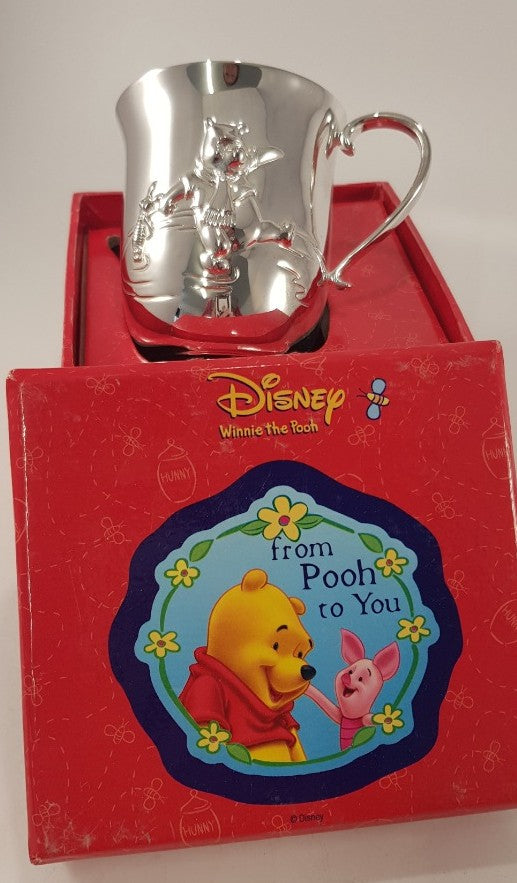 Disney Winnie The Pooh Silver Plated Childs Cup 40001 Collectors BNIB