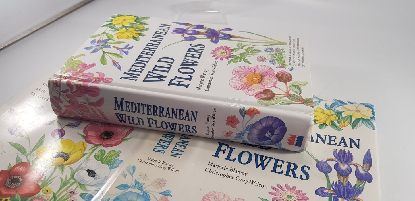 Mediterranean Wild Flowers By Marjorie Blamey & C Grey-Wilson 1993 H/B 1st Ed Ex Co