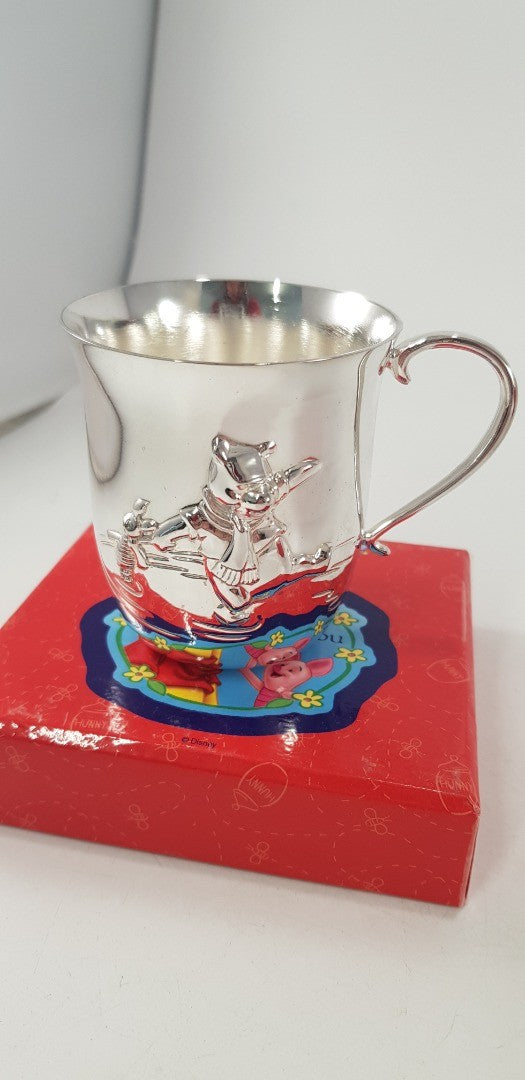 Disney Winnie The Pooh Silver Plated Childs Cup 40001 Collectors BNIB