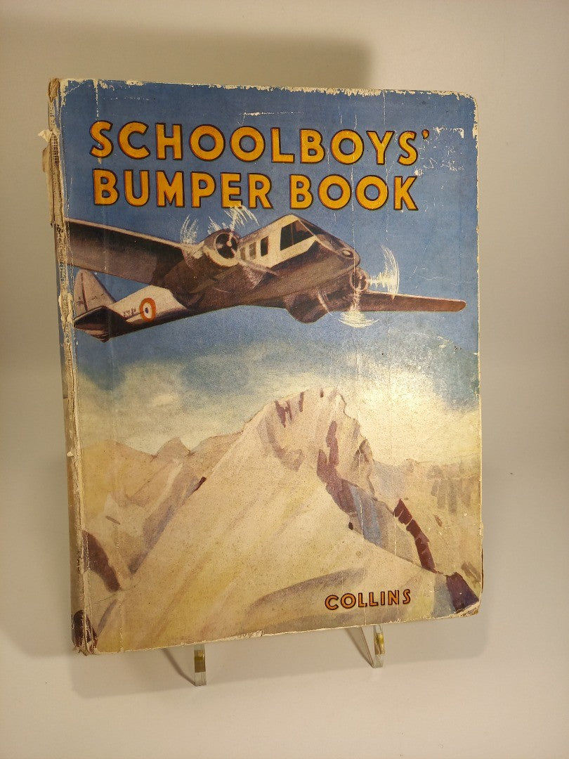 Collins Schoolboys' Bumper Book Vintage 1938 Hardback Children's Book