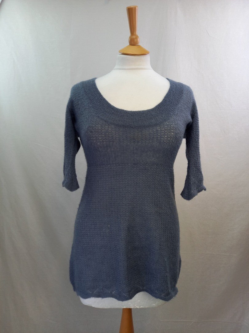 Freespirit Blue Knitted Jumper UK 14 Excellent condition