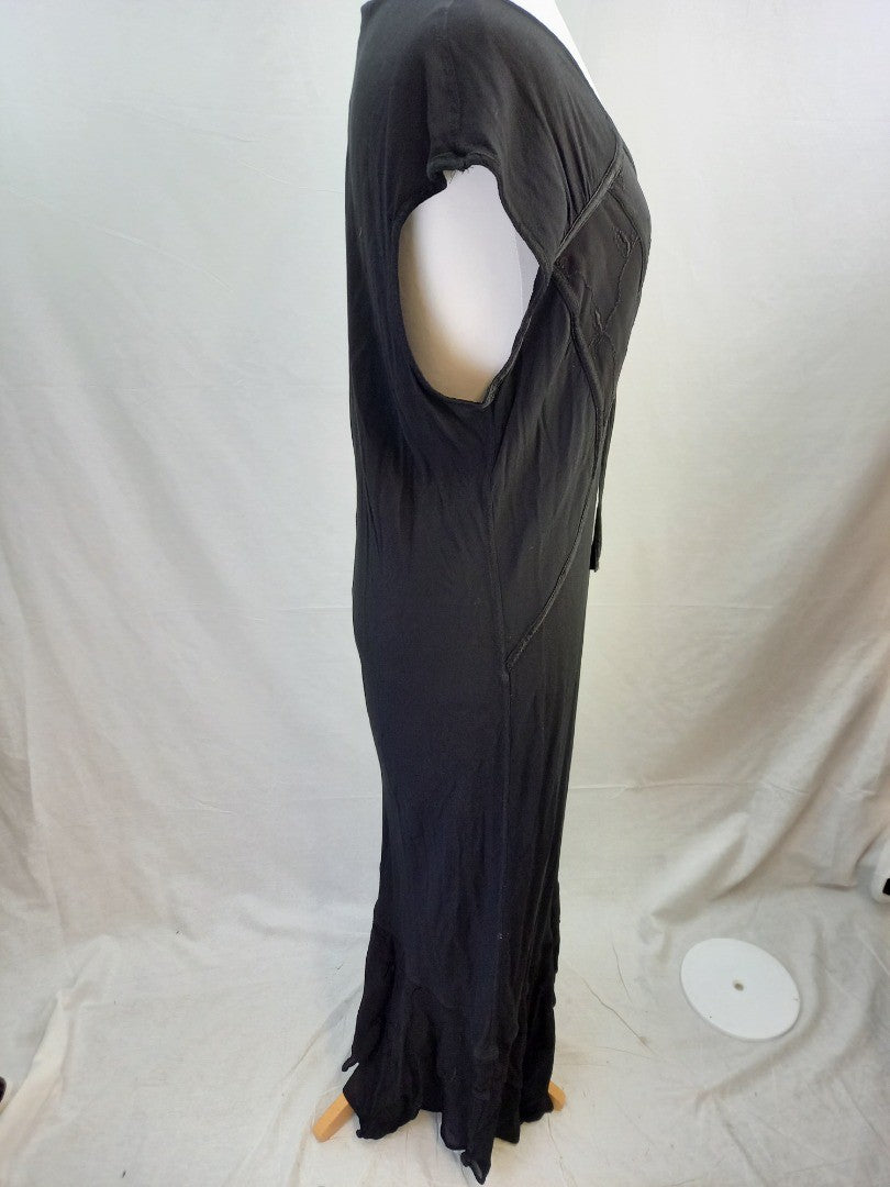 Chesca Black Maxi Dress UK 24 Excellent condition