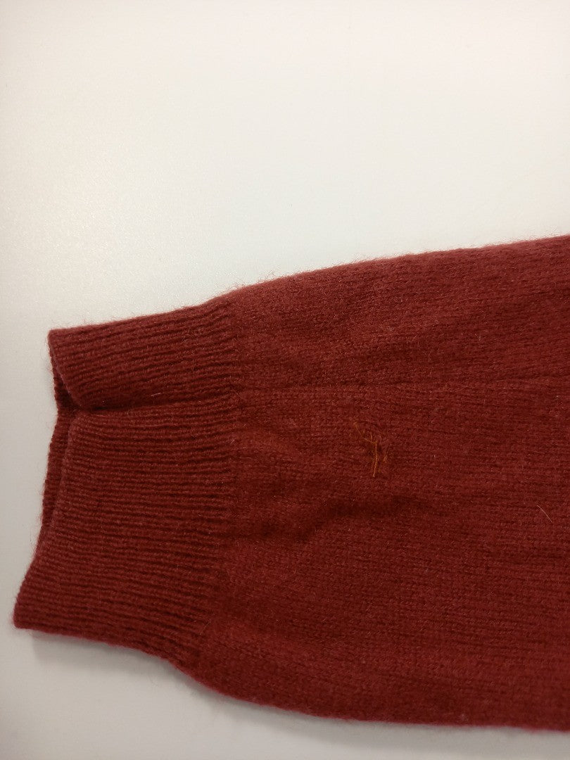 woolovers wool cashmere V neck jumper size S