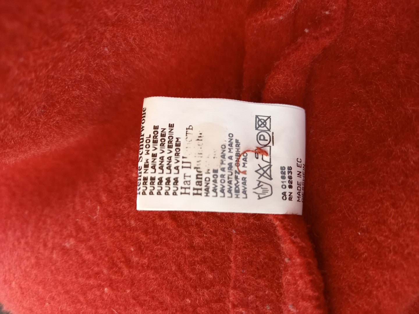 Giesswein Red Woollen Jacket Uk 16 Excellent condition