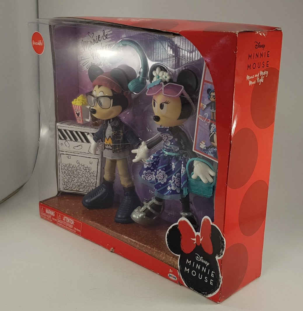 Disney Minnie & Mickey Mouse Movie Night Set BNIB