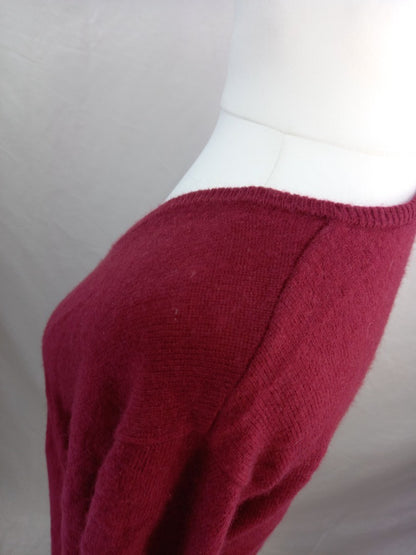 woolovers wool cashmere V neck jumper size S