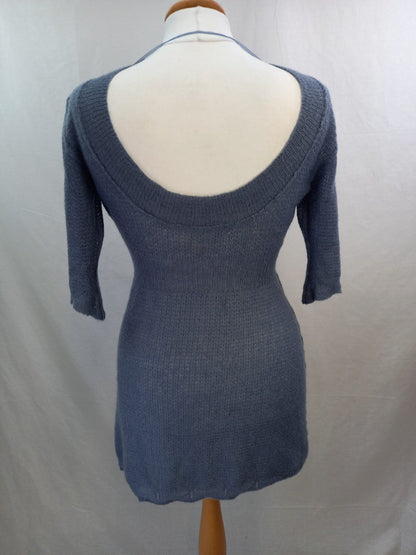 Freespirit Blue Knitted Jumper UK 14 Excellent condition