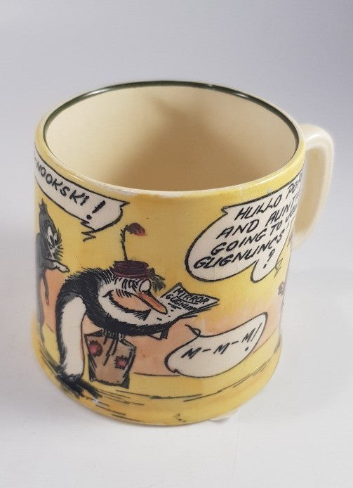 Royal Doulton Daily Mirror 'Pip, Squeak and Wilfred' Child's Mug c1930 VGC