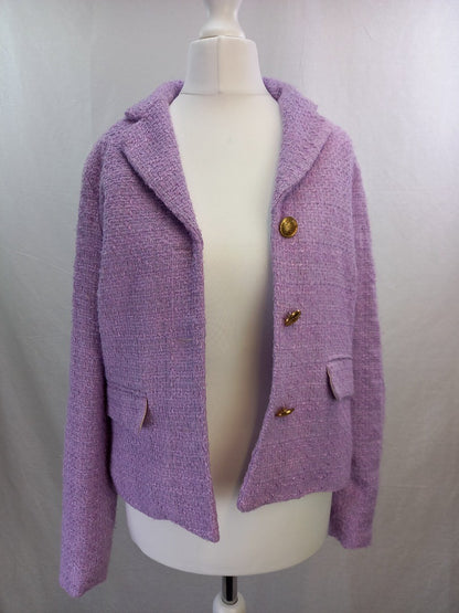 Zara Purple Blazer BNWT UK S