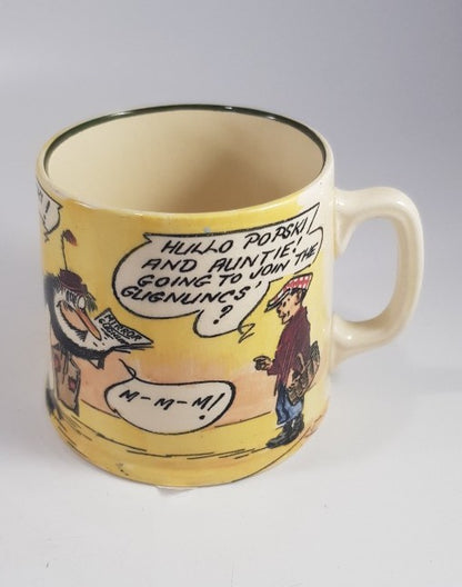 Royal Doulton Daily Mirror 'Pip, Squeak and Wilfred' Child's Mug c1930 VGC