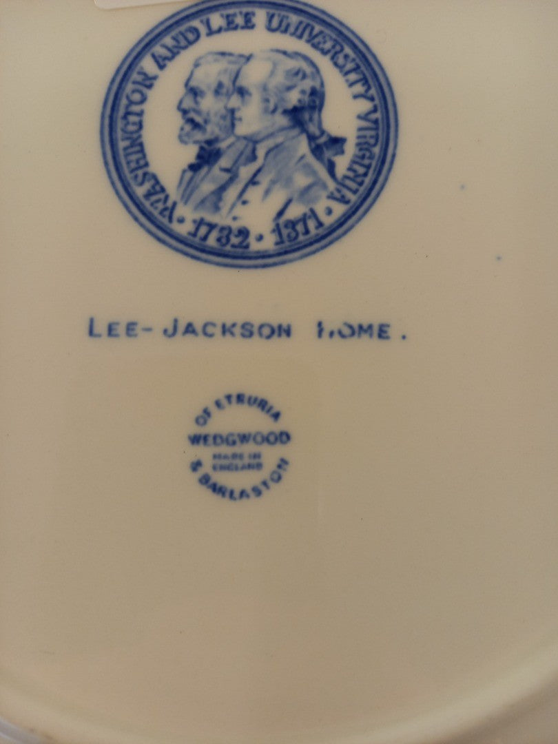 wedgewood blue white plate washington university