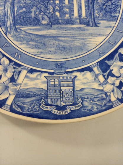 wedgewood blue white plate washington university