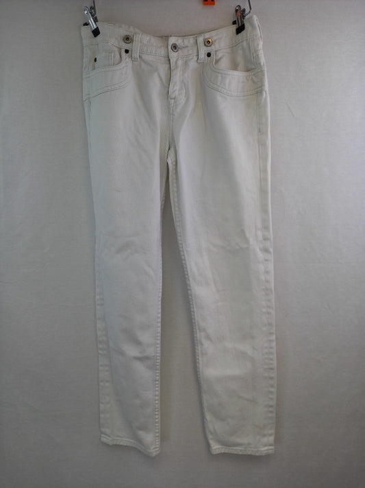 Wrap White Jeans UK S Excellent Condition