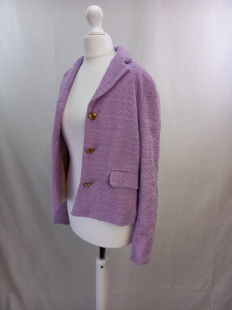 Zara Purple Blazer BNWT UK S