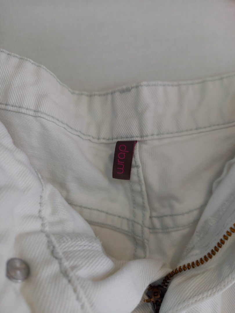 Wrap White Jeans UK S Excellent Condition