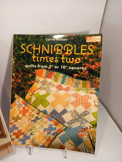 Schnibbles Times Two & Quilted Projects Patchwork Quilting Books Carrie Nelson