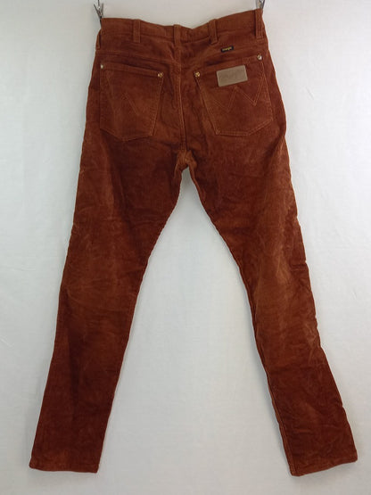 Wrangler Icons Rusty Brown Corduroy Jeans Mens Slim Fit - Size W29 L32