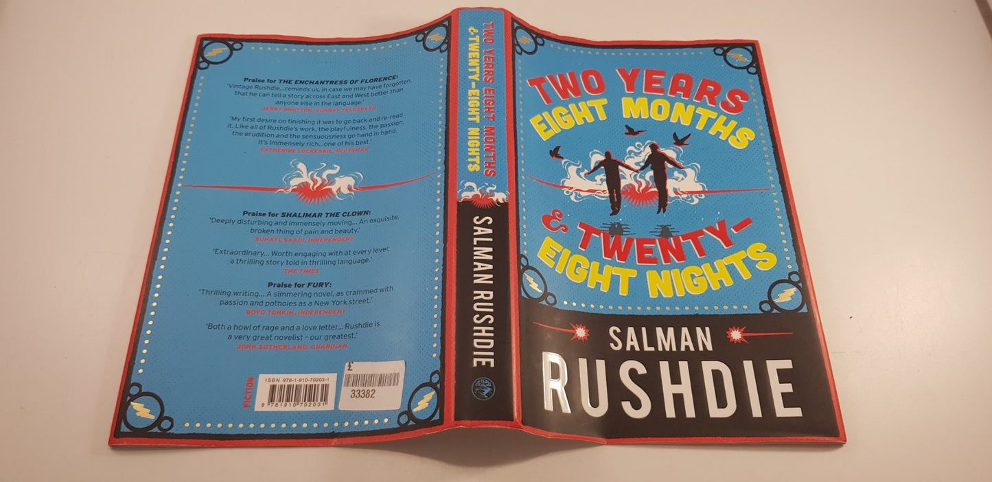 Two Years Eight Months & Twenty-Eight Days By Salman Rushdie Signed 1st Ed Ex Con