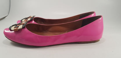 Celine Pink Patient Ballet Pumps Shoes Size 6 VGC