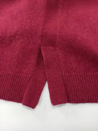 john lewis cashmere red jumper size 16