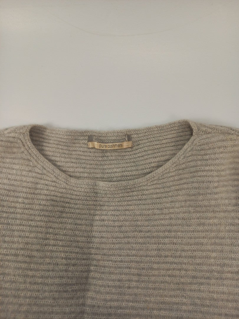 marks spencer cashmere jumper grey size 12