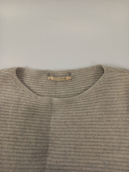 marks spencer cashmere jumper grey size 12