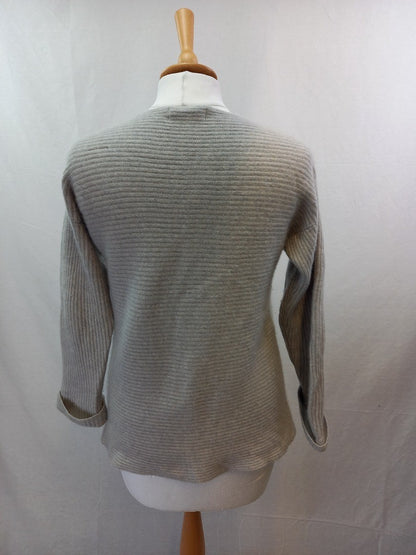 marks spencer cashmere jumper grey size 12