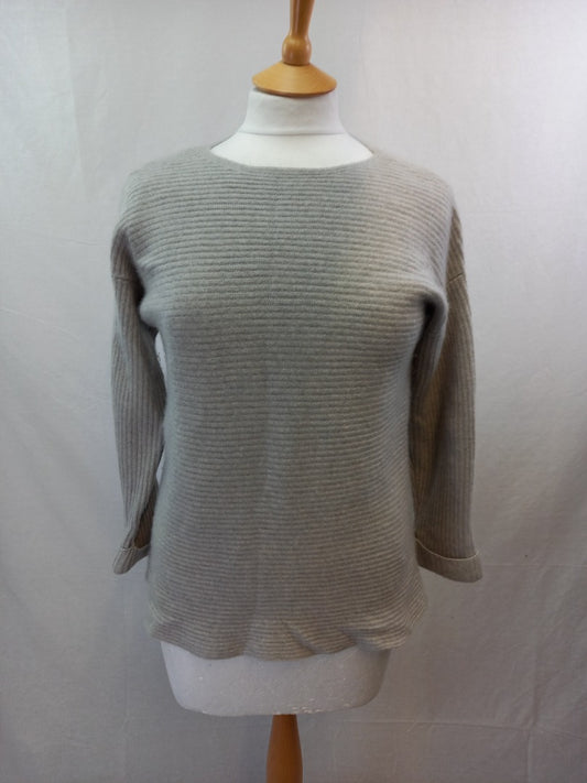 marks spencer cashmere jumper grey size 12