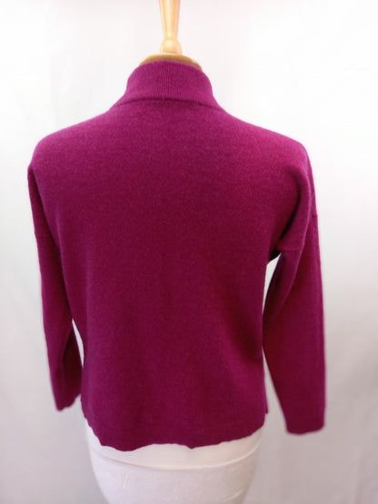 john lewis cashmere red jumper size 16