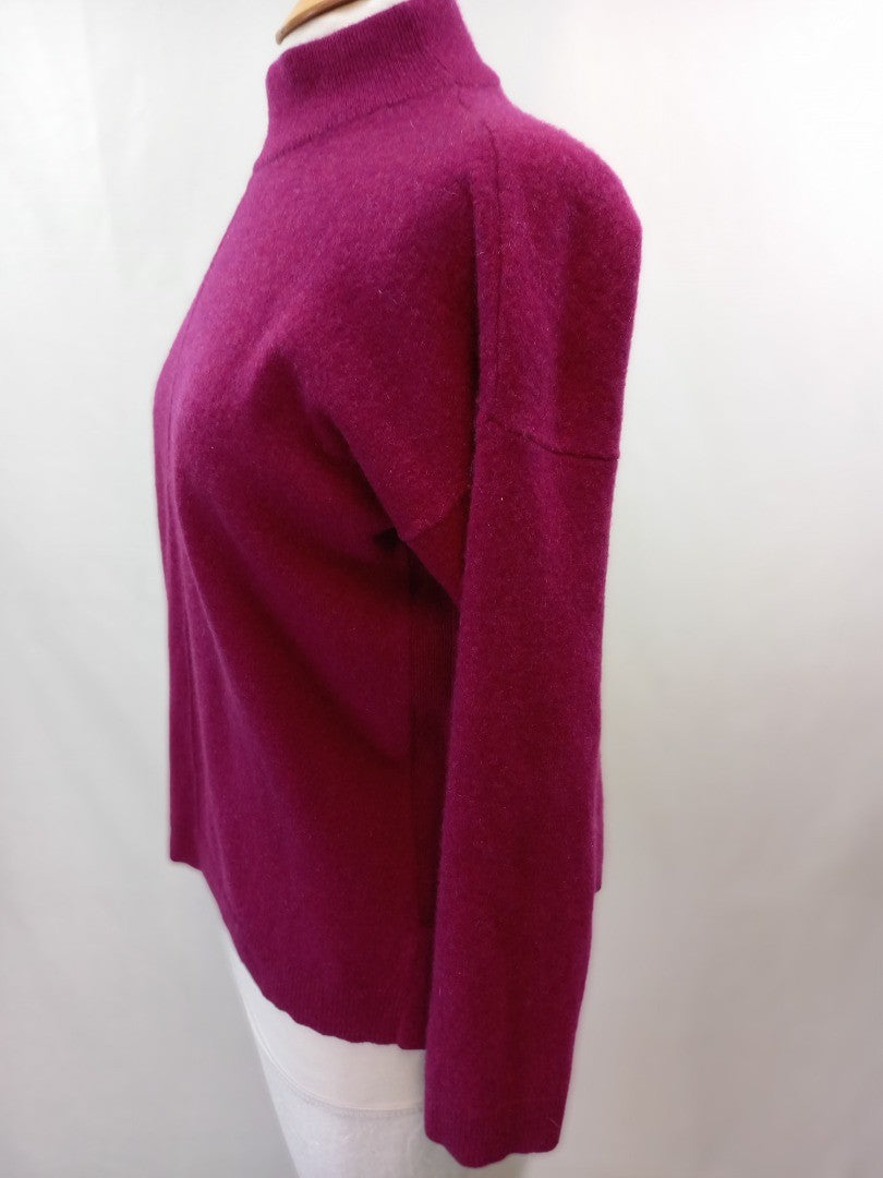 john lewis cashmere red jumper size 16